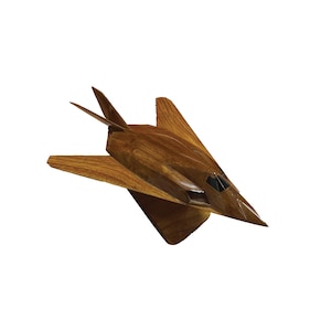 F117 Nighthawk Mahogany wood Airplane model