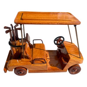 Golfkar mahoniehouten model