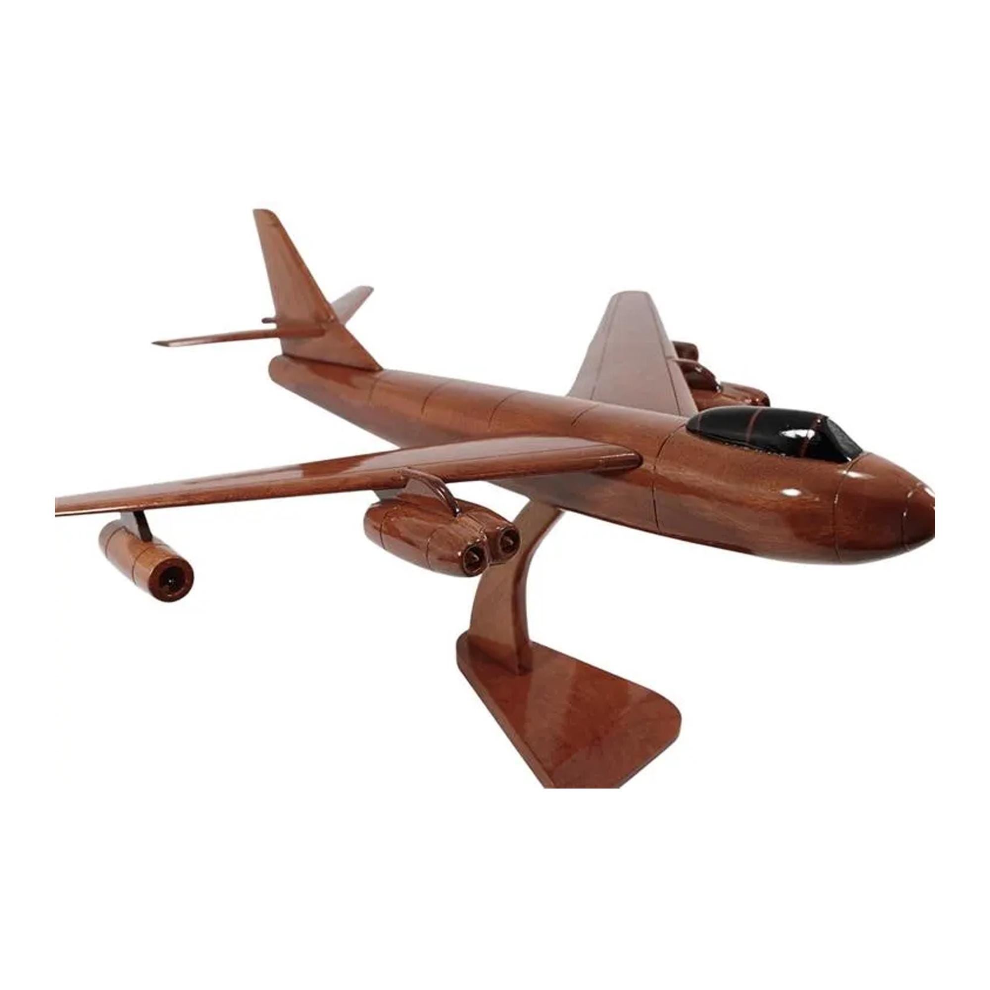 木製 飛行機 模型 航空機 オブジェ マホガニー ボーイング