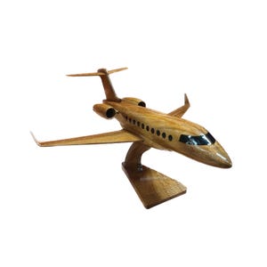 Gulfstream 280 Mahogany wood Airplane model