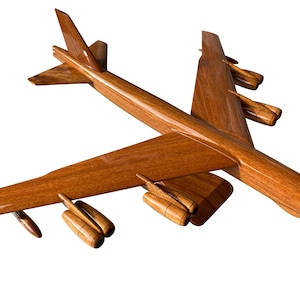 B52 Stratofortress Mahogany wood airplane model