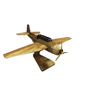 Grumman TBF Mahogany wood Airplane model