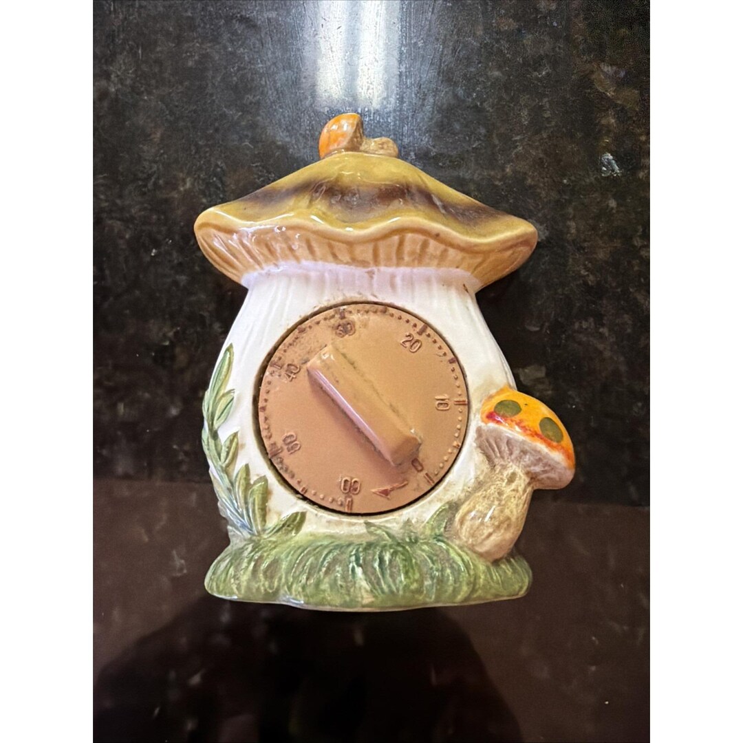 Sears Merry Mushroom Kitchen Timer 1978 Japan Cottagecore Fairycore ...