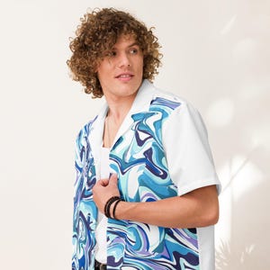 Unisex button-down shirt