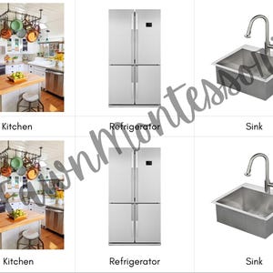 Montessori Kitchen Nomenclature Three Part Cards