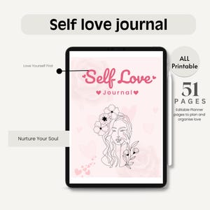 Self Love Journal,Self Care Journal, Mindfulness Journal, Affirmation Journal, Gratitude Journal, Reflection Journal, Empowerment Journal