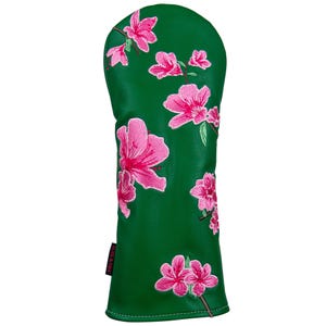Gestickte Azaleen Golf Headcover: Florale Golftaschenhülle