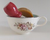 Women 39 s Shaving Kit in Vintage Cup with Matching Shave Brush