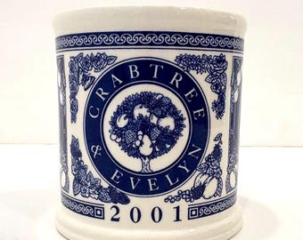 2001 Crabtree & Evelyn Mason’s Ironstone Mug made in England