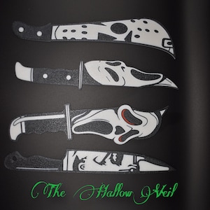 Slasher Movie Bookmarks: Horror Fan Gift Set