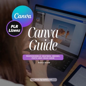 PLR Canva Masterclass – Editable eBook for professional graphics, eBooks, social media posts & digital products in business