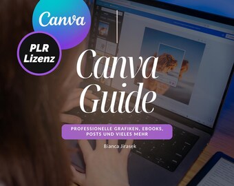PLR Canva Masterclass – Editable eBook for professional graphics, eBooks, social media posts & digital products in business