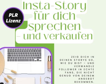 PLR E-Book: Selling Insta Stories – Guide for Coaches & Creators – Increase Sales with Reels, CTA, Engagement Strategy