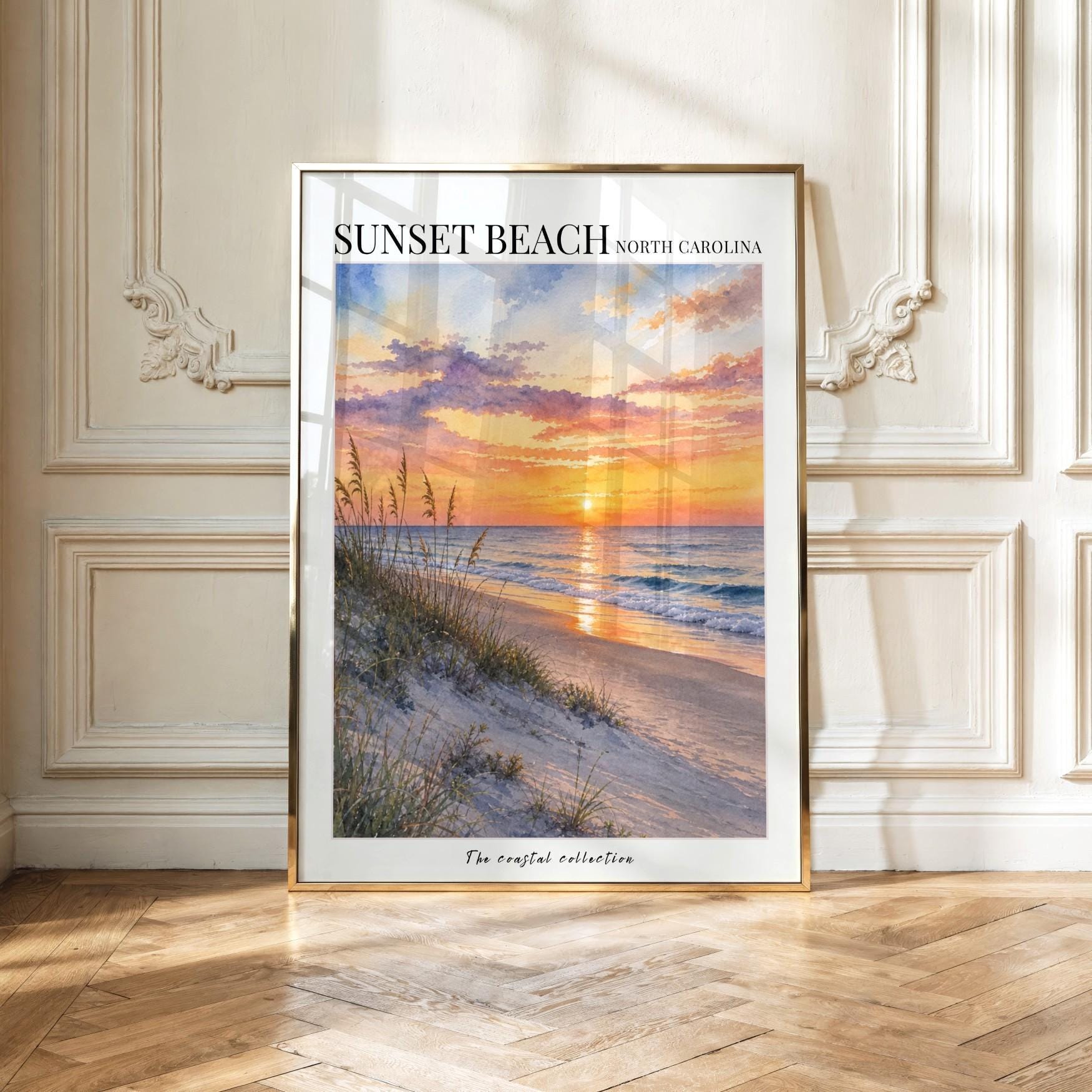 Sunset Beach North Carolina Prints - Etsy