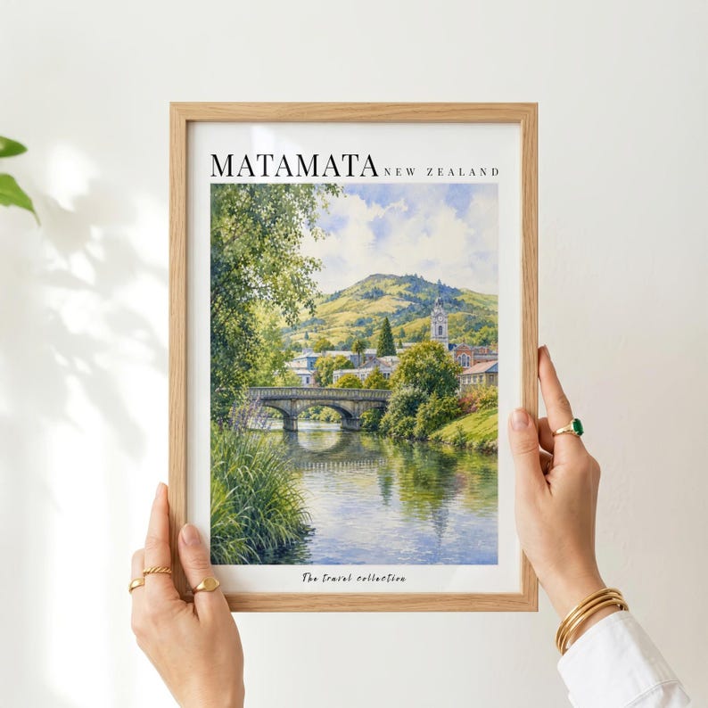 Matamata New Zealand Print Hobbiton Movie Set Wall Art Waikato Matamata New Zealand Print Hobbiton Movie Set Wall Art Waikato