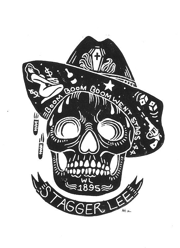 Murder Ballads: Stagger Lee by Ashley Hoey. Hand Pulled - Etsy