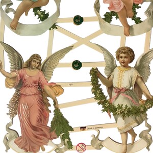Papierschnipsel, Vintage Engel, Collage Sheet, Engel Decoupage, Scrapbooking Ephemera, Kartenherstellung, EF 7371