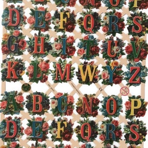 Papier gestanzt, gestanzte Alphabet-Schnipsel für Decoupage, Scrapbooking, dekoratives Papierhandwerk, Kartenherstellung, Journals, Kerzen-Dekor, EF 7286