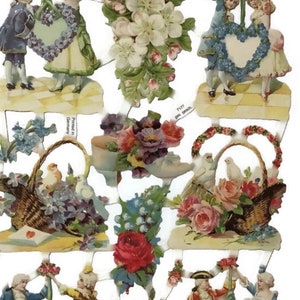 Troqueles de papel con forma de flores y palomas para decoupage, scrapbooking, manualidades decorativas con papel, fabricación de tarjetas, diarios, decoración con velas, EF 7177