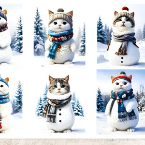 Bonhomme de neige, papier de riz pour découpage, éphémères de scrapbooking de Noël, collage de chats, carnets de notes, travaux manuels décoratifs en papier, décoration de fête à faire soi-même