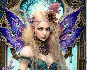 Gothic Fairy Reispapier für Decoupage: Fantasy Scrapbook Ephemera