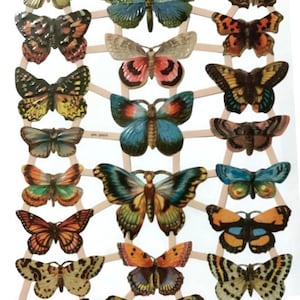 Troqueles de papel con forma de mariposa para decoupage, scrapbooking, manualidades decorativas, fabricación de tarjetas, diarios, decoración de velas, EF 7426