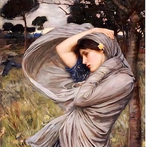 Pre Raphaelites Reispapier für Decoupage, John Waterhouse Kunstdruck Für Scrapbooking, Kartenherstellung, dekoratives Papier, Basteln, Möbel Dekor
