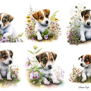 Rijstpapier voor decoupage, terriër, scrapbooking, tijdschriften, verschillende maten en papiersoorten beschikbaar.