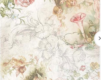 Vintage Angels Rice Paper for Decoupage: A4 Decorative Paper