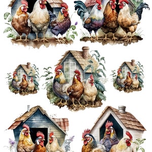 Carta di riso per decoupage / pollai / uccelli / tessuto di gelso / scrapbooking / 1 foglio A4 / 30 g / 2