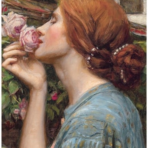 Pre Raphaelites Rice Paper for Decoupage, John Waterhouse Art Print For Scrapbooking, Card Making, Decorative Paper Crafts, Furniture Decor