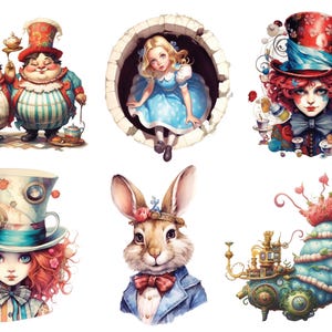 Fairytale Alice Rice Paper for Decoupage, Decorative Paper Crafts, Card Making, Scrapbooking And Journals