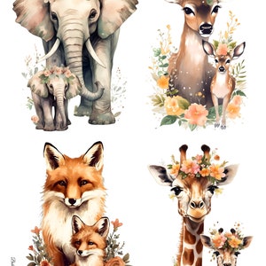 Rijstpapier voor decoupage, safaridieren, collagevel, decoratief moerbeiweefsel, scrapbooking, junkjournaal, kinderkamerkunst