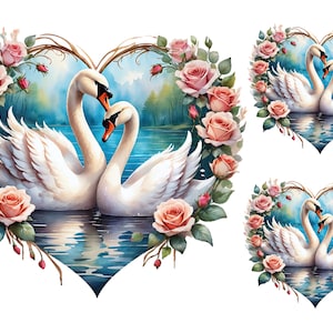 Papel de arroz com pássaros cisnes para decoupage, scrapbooking, fabricação de cartões, decoração de móveis DIY, artesanato em papel decorativo, folha de transferência