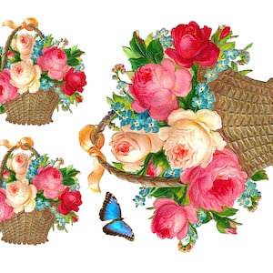 Vintage Roses Rice Paper For Decoupage, Card Making, Scrapbooking, Decorative Paper Crafts