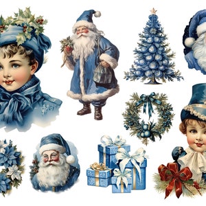 Weihnachtsreispapier für Decoupage, festliche Scrapbooking Ephemera Collage, Kartenherstellung, dekoratives Papierhandwerk, DIY Dekor, Journals,