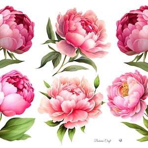 Peony Rice Paper Pink Peony Rice Paper for Decoupage, Scrapbooking, Cardmaking, Journals ...
