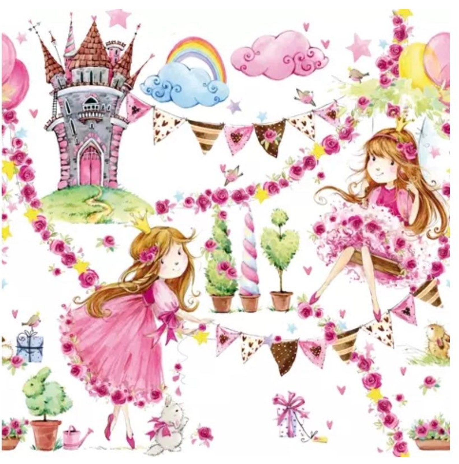 Fairy Paper Napkins for Decoupage Journals DIY Decor Up Etsy