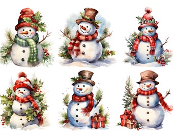 Decorative Rice Paper for Decoupage / Winter Snowman Scenes / Scrapbooking / Card Making / 30gm/2