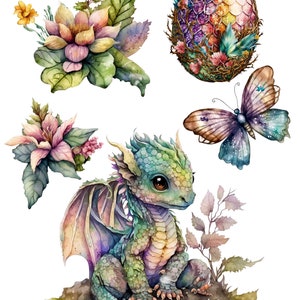 Carta di riso per decoupage, drago delle fiabe, carta velina di gelso, scrapbooking, 1 foglio A4