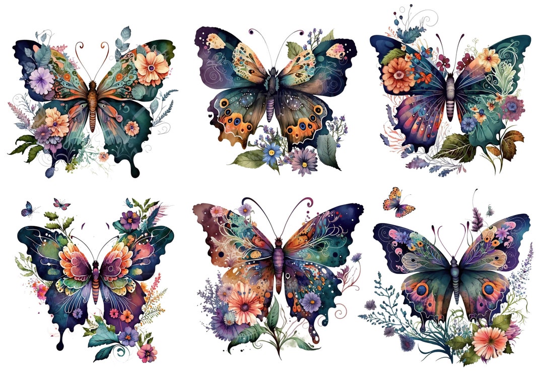 Rice Paper for Decoupage Butterflies Mulberry Tissue Etsy