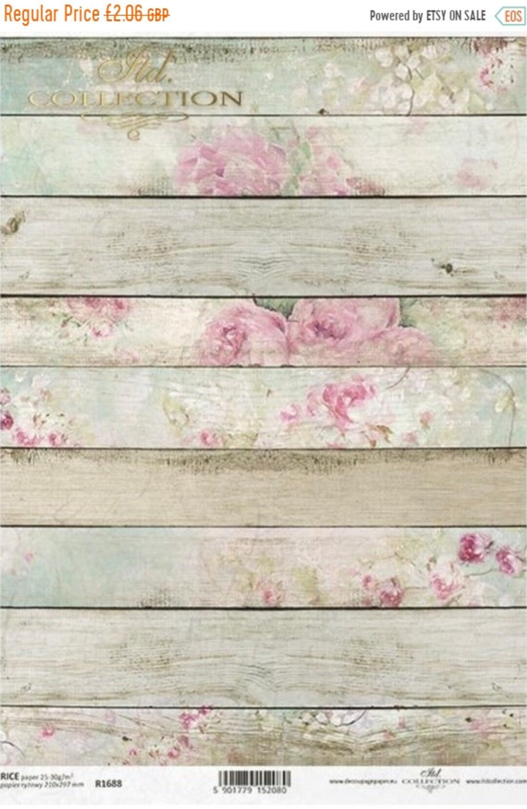 Rice Paper for Decoupage Pink Roses Decorative Paper Collage - Etsy