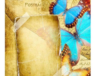 Papel de arroz para decoupage, collage de mariposas, papel de seda decorativo de color morera, scrapbooking, fabricación de tarjetas,