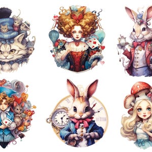 Fairytale Alice Rice Paper for Decoupage, Decorative Paper Crafts, Card Making, Scrapbooking And Journals