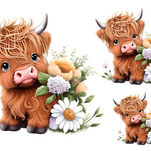 Highland Cow Rice Paper for Decoupage, Decorative Paper Crafts, Furniture DIY,  Card Making, Scrapbooking