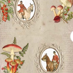 Papel de arroz con forma de caballo para decoupage, álbumes de recortes, manualidades decorativas con papel, fabricación de tarjetas, collage ecuestre, R1037