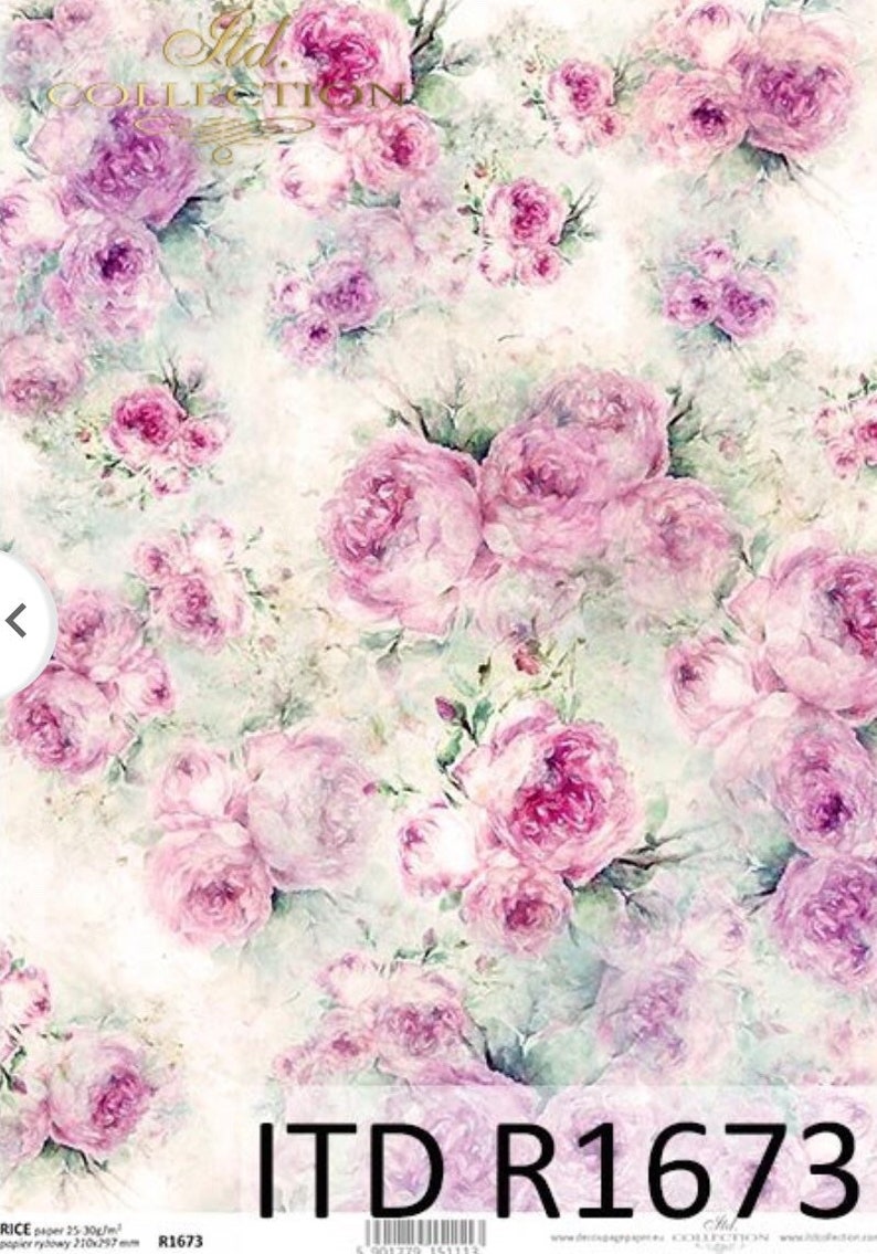 Decorative Rice Paper Sheet for Decoupage Crafts Victorian Etsy