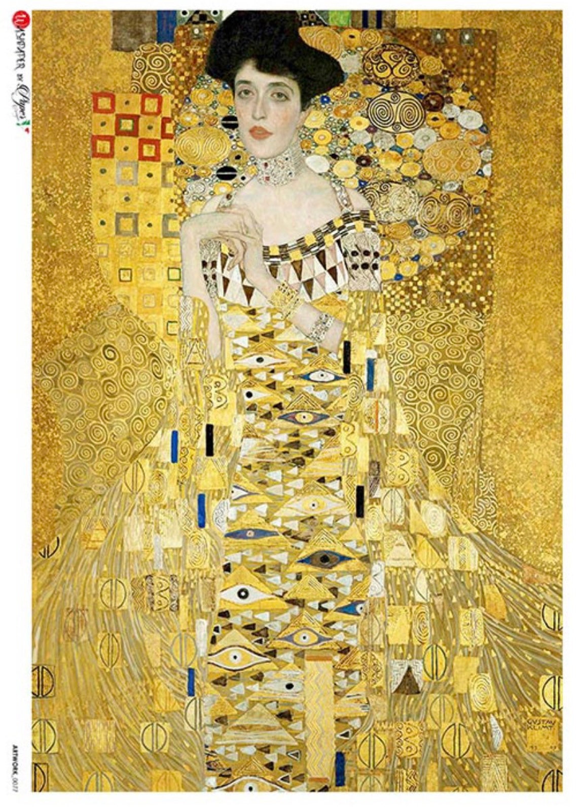 Rice Paper for Decoupage Klimt Decorative Mulberry Tissue Etsy