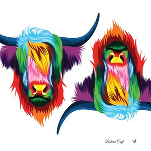 Highland Cow Rice Paper For Decoupage, Decorative Paper Crafts, Journals And Card Making