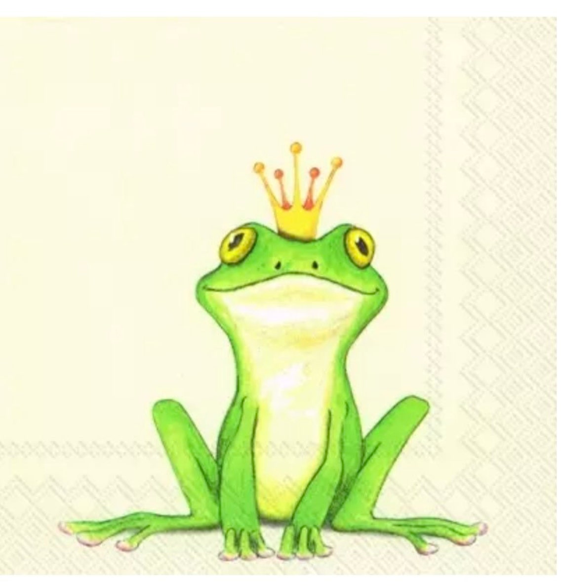4 X Decoupage Paper Napkins Frog Serviette Tissue Furniture - Etsy